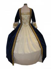Deluxe Ladies 18th Century Marie Antoinette Masked Ball Costume Size 10 - 12